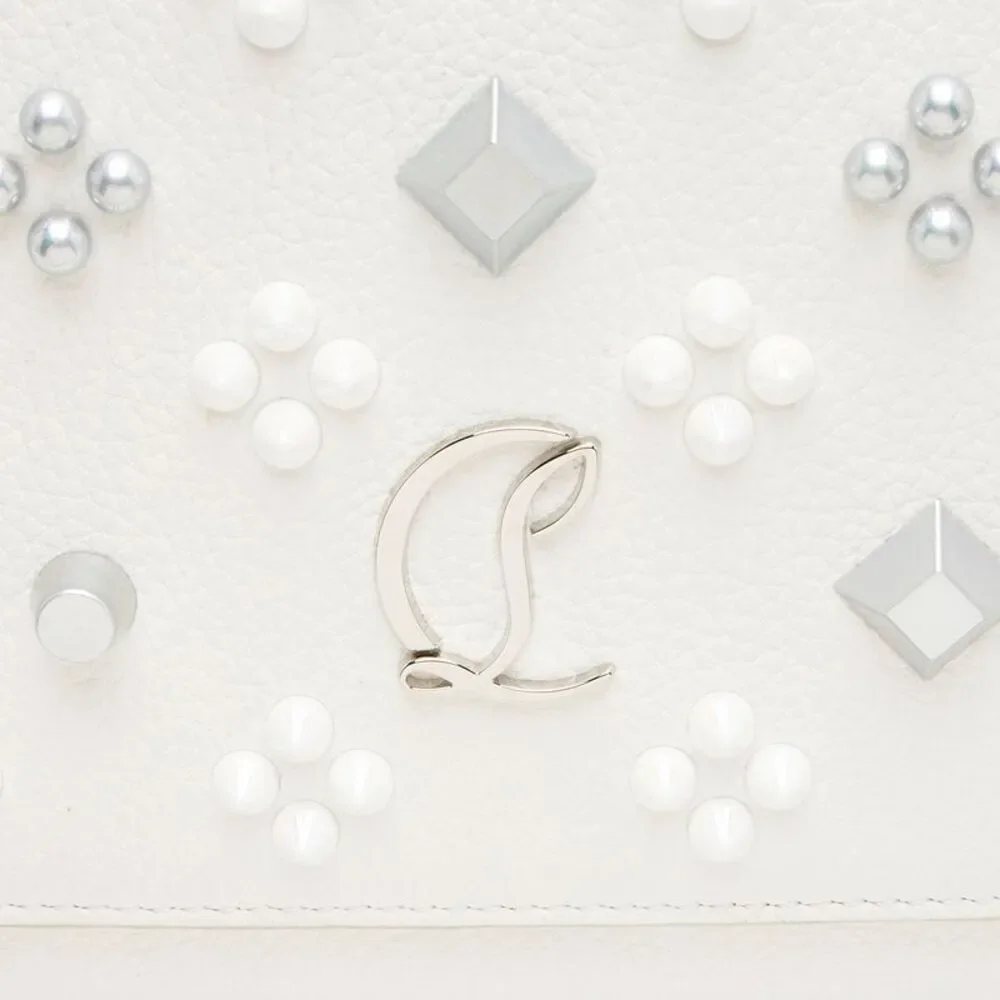 Christian Louboutin Leather Loubinthesky Paloma Wallet on Chain